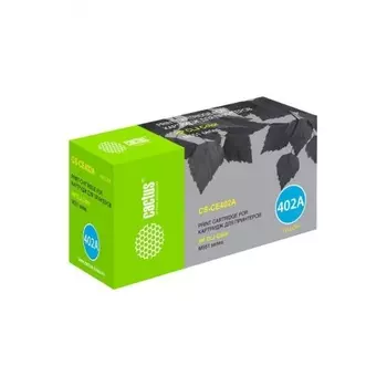 Картридж лазерный Cactus CS-CE402A желтый (6000стр.) для HP CLJ M551 series