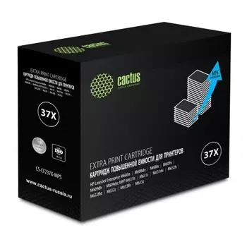 Картридж лазерный Cactus CS-CF237X-MPS черный (50000стр.) для HP LJ M608n/M608dn/M609x/M631h/M631z/M632h