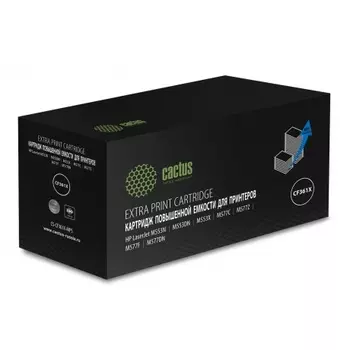 Картридж лазерный Cactus CS-CF361X-MPS голубой (18000стр.) для HP CLJ M552dn/M553dn/M553N/M553x