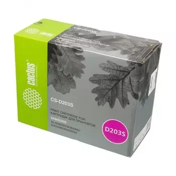 Картридж лазерный Cactus CS-D203S черный (3000стр.) для Samsung SL-M3820D/M3820ND/M4020ND/M4020NX