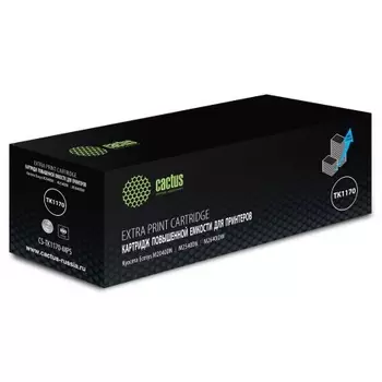 Картридж лазерный Cactus CS-TK1170-MPS черный (12000стр.) для Kyocera Ecosys M2040dn/ M2540dn/M2640idw
