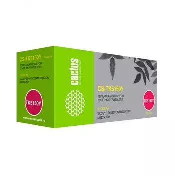 Картридж лазерный Cactus CS-TK5150Y желтый (10000стр.) для Kyocera Ecosys M6035cidn/ P6035cdn