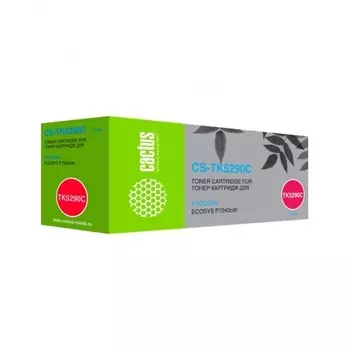 Картридж лазерный Cactus CS-TK5290C голубой (13000стр.) для Kyocera Ecosys P7240cdn