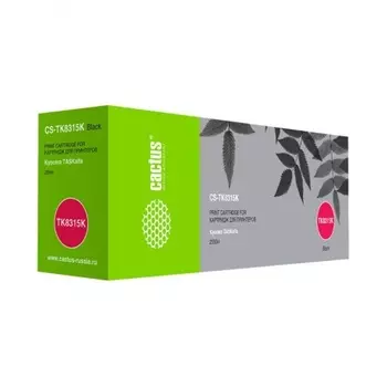 Картридж лазерный Cactus CS-TK8315K черный (12000стр.) для Kyocera FS-Taskalfa-2550CI