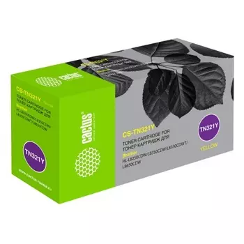Картридж лазерный Cactus CS-TN321Y желтый (1500стр.) для Brother HL-L8250CDN/MFC-L8650CDW