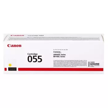 Картридж лазерный Canon 055 Y 3013C002 желтый (2100стр.) для Canon MF746Cx/MF744Cdw/MF742Cdw/LBP664Cx/663Cdw