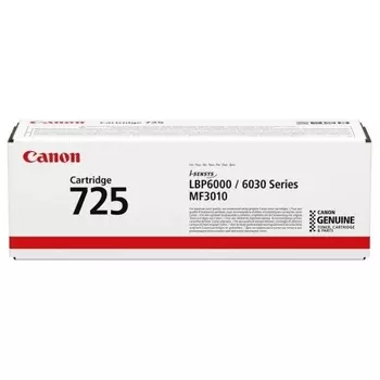 Картридж лазерный Canon CRG 725 черный для Canon LBP6000/LBP6020/LBP6020B/LBP6030/LBP6030B/LBP6030w/MF3010 (1600стр.)