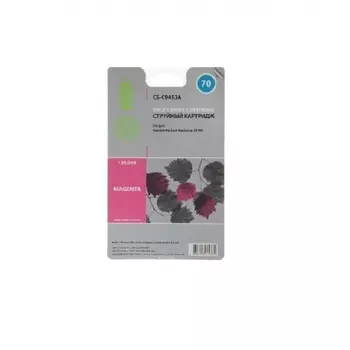 Картридж струйный Cactus CS-C9453A №70 пурпурный для HP DJ Z3100 (130мл)
