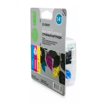 Картридж струйный Cactus CS-CB337 №141 многоцветный для HP DJ D4263/D4363/D5360/DJ J5783/J6413 (9мл)