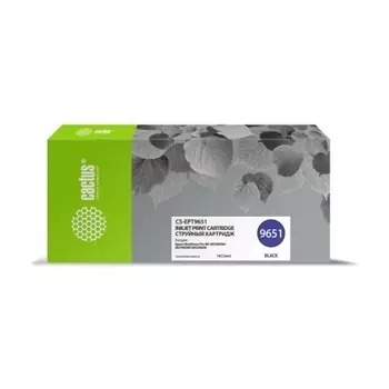 Картридж струйный Cactus CS-EPT9651 черный (187мл) для Epson WorkForce Pro WF-M5299DW/M5799DWF