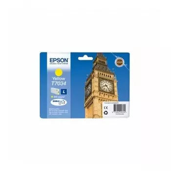 Картридж струйный Epson C13T70344010 желтый для Epson I/C WP 4000/4500