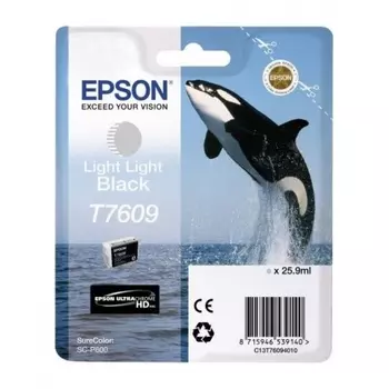 Картридж струйный Epson T7609 C13T76094010 серый (25.9мл) для Epson SureColor SC-P600