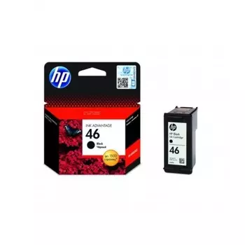Картридж струйный HP 46 CZ637AE черный (1500стр.) для HP DJ Adv 2020hc/2520hc