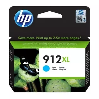 Картридж струйный HP 912 3YL81AE голубой (825стр.) для HP OfficeJet 801x/802x