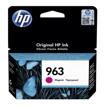 Картридж струйный HP 963 3JA24AE пурпурный (700стр.) для HP OfficeJet Pro 901x/902x/HP