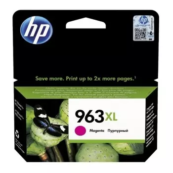 Картридж струйный HP 963 3JA28AE пурпурный (1600стр.) для HP OfficeJet Pro 901x/902x/HP