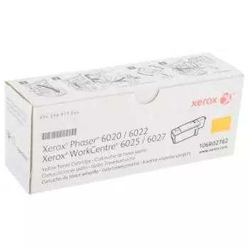 Картридж Xerox 106R02762 для Xerox Phaser 6020/6022/6025/6027, желтый