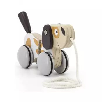 Каталка на веревке "Щенок" в коробке 44043