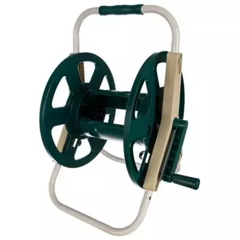 Катушка для шланга RACO для шлангов 60 м х 1/2?, на подставке, стальные опоры, пластиковый барабан (4260-55/586)