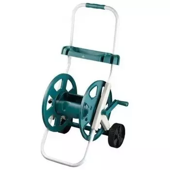 Катушка для шланга RACO для шлангов 60 м х 1/2?, усиленные колеса, стальные опоры и рукоятка, пластиковый корпус (4260-55/584)