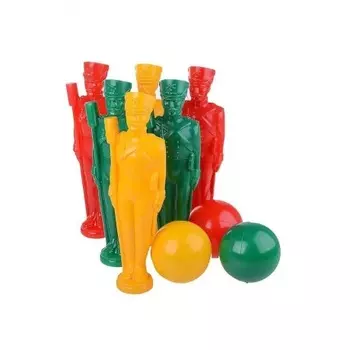 Кегли СВСД "Стратегия" 6 солдат + 3 шара арт.5109 /5