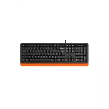 Клавиатура A4Tech Fstyler FKS10 черный/оранжевый