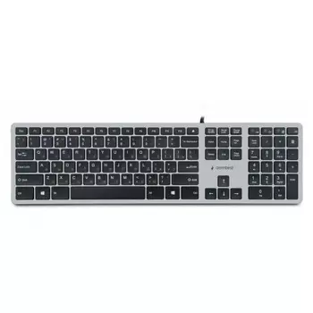 Клавиатура Gembird KB-8420 grey/black (KB-8420)
