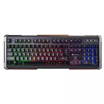 Клавиатура Oklick 717G BLACK DEATH черный/серый