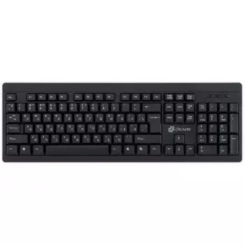 Клавиатура Oklick 95KW черный USB беспроводная (1788287)