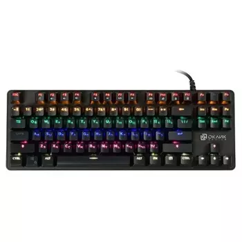 Клавиатура Oklick 969G SHOTGUN механическая черный USB Multimedia for gamer LED
