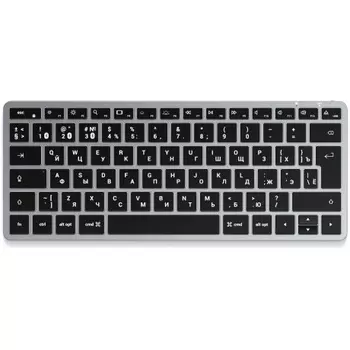 Клавиатура Satechi Slim X1 Bluetooth Keyboard-RU Серый космос.