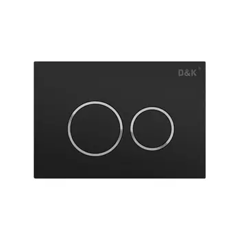 Клавиша смыва D&K Bayern (арт.инсталл DI8050127);черный (DB1529025)