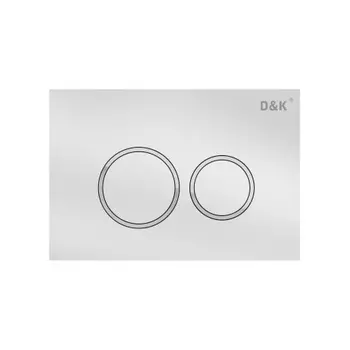 Клавиша смыва D&K Bayern (арт.инсталл DI8050127);белый (DB1529016)