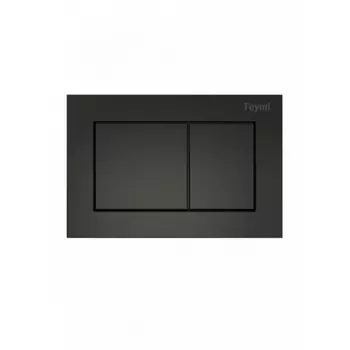 Клавиша смыва Teymi Aina, двойной смыв, черный матовый T70013BM