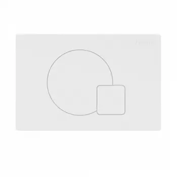 Клавиша смыва Teymi Ellie, двойной смыв, белый матовый T70024WM