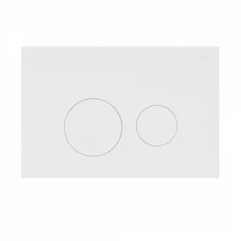 Клавиша смыва Teymi Lina, двойной смыв, белый матовый T70019WM