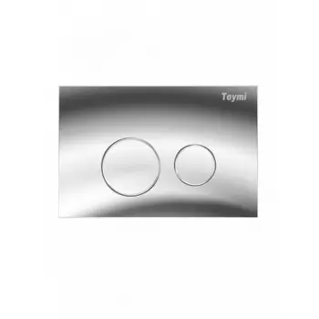 Клавиша смыва Teymi Lina, двойной смыв, хром глянец T70102CH