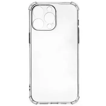 Клип-кейс PERO силикон для Apple iPhone 14 Pro Max прозрачный усиленный