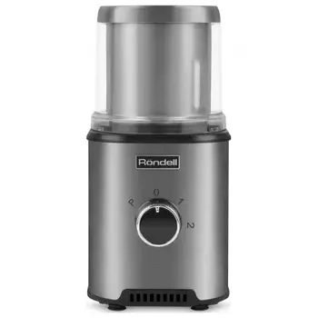 Кофемолка Rondell RDE-1150 350Вт сист.помол.:ротац.нож вместим.:110гр серебристый