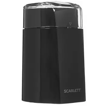 Кофемолка Scarlett SC-CG44505 160Вт сист.помол.:ротац.нож вместим.:60гр черный уцененный (гарантия 14 дней)