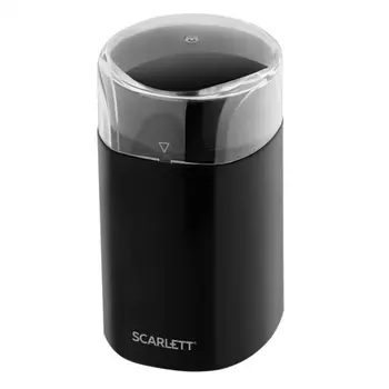 Кофемолка Scarlett SC-CG44505 160Вт сист.помол.:ротац.нож вместим.:60гр черный