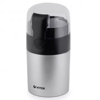 Кофемолка Vitek VT-1540 SR 120Вт сист.помол.:ротац.нож вместим.:40гр серебристый