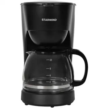 Кофеварка капельная Starwind STD1212 600Вт черный
