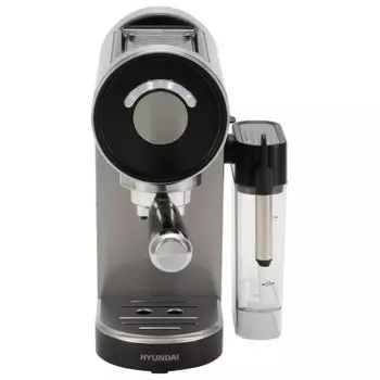Кофеварка рожковая Hyundai HEM-4305 1350Вт серебристый/черный