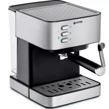 Кофеварка рожковая Vitek VT-1504 1050Вт нержавеющая сталь