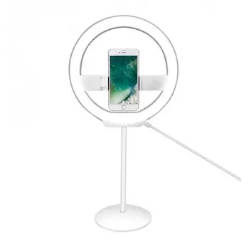 Кольцевой портативный светодиодный осветитель Yongnuo YN128 II 3200-5500K белый