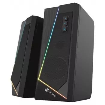 Колонки Oklick OK-125 2.0 черный 12Вт