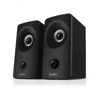 Колонки Sven 405 2.0 черный 8Вт BT беспроводные BT