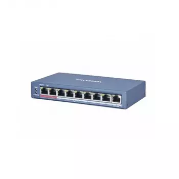 Коммутатор Hikvision 9 RJ45 100M PoE DS-3E0109P-E(C)