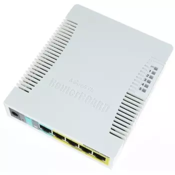 Коммутатор MikroTik RB260GSP (CSS106-1G-4P-1S)